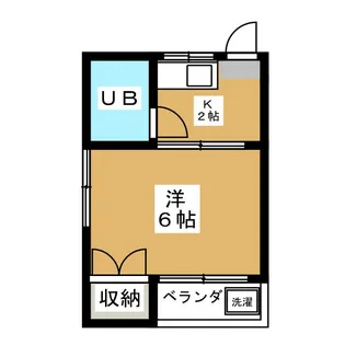 キャトルモンド【2階】の間取り