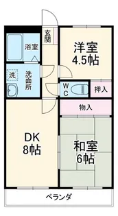 シェマリー香南【4階】の間取り