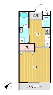 Qualiteyo初石【3階】の間取り