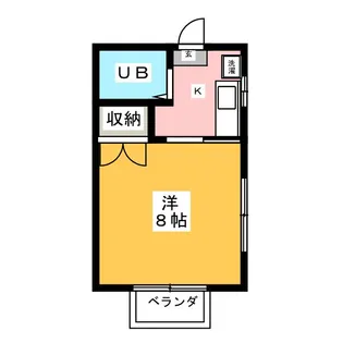 ハイツアラヤA【2階】の間取り
