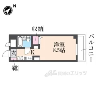 猪名寺パークマンション2【4階】の間取り