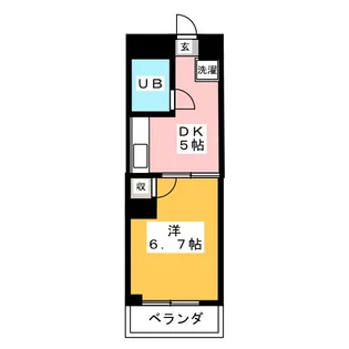 アルンハイム【2階】の間取り