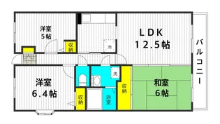 サンフォレスト【3階】の間取り