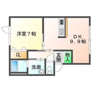 ツタージュ E【2階】の間取り