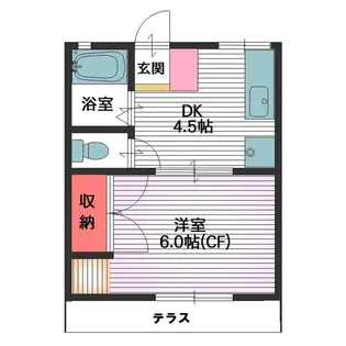 シティハイムルマージュ【1階】の間取り