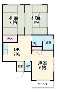 キングスマンション七宝3号館【3階】の間取り