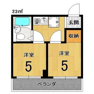 アメニティー京都2番館【4階】の間取り