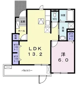 ホワイエ シャルル II【1階】の間取り
