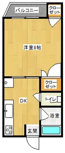 レジデンス庄内I【1階】の間取り