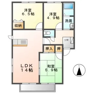 フォーリスト A【1階】の間取り