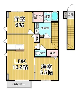 Le Lien (ル リアン)I【2階】の間取り
