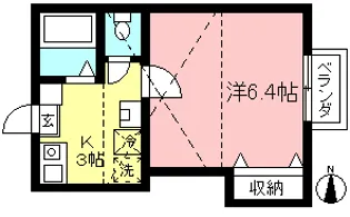 コート向ヶ丘【2階】の間取り