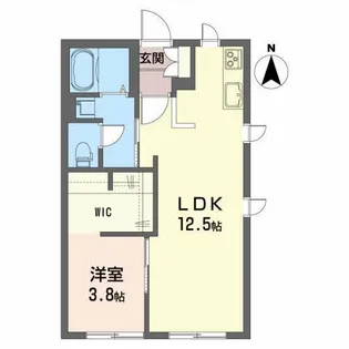 フラット園【1階】の間取り