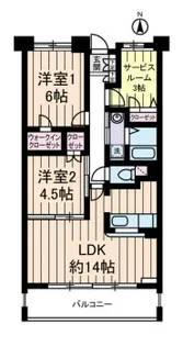エコタワーバオバブ【3階】の間取り