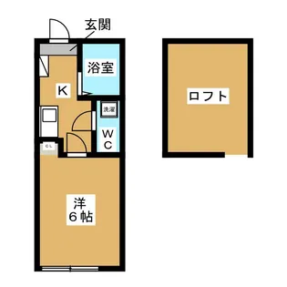 エスポワール横濱【2階】の間取り