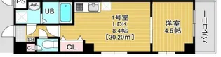 ソレイユ北砂【2階】の間取り