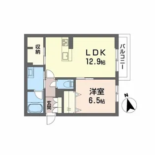 シャーメゾン中自由が丘【2階】の間取り