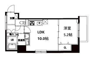エム・グランヴィア駒形【6階】の間取り