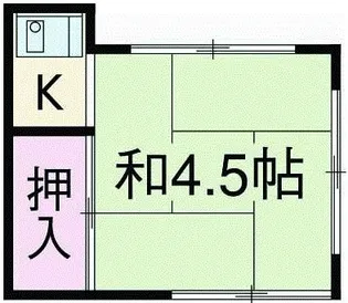 文月荘【1階】の間取り