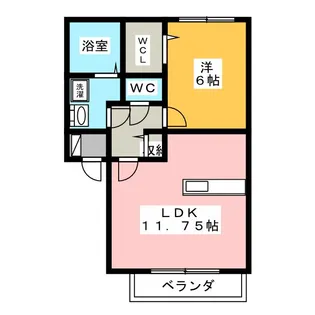 クルール B【1階】の間取り