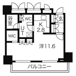 プライムメゾン大通公園【2階】の間取り