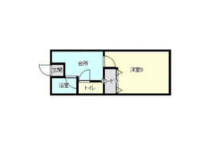 シティハイムモルゲン【1階】の間取り