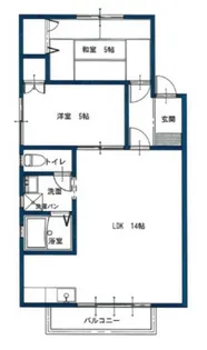 山内アパート【1階】の間取り
