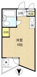フラット池袋【3階】の間取り