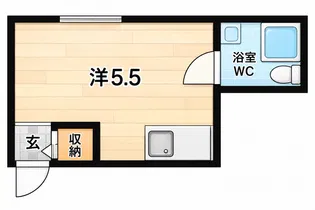 オフィスポート本町WEST【5階】の間取り