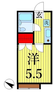 プランドール瑞江I【1階】の間取り