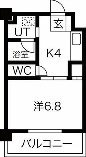 フレンドシップ2【4階】の間取り