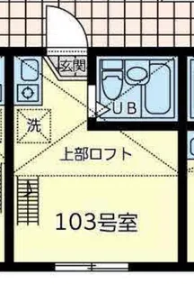 アルデア イシワタ【1階】の間取り