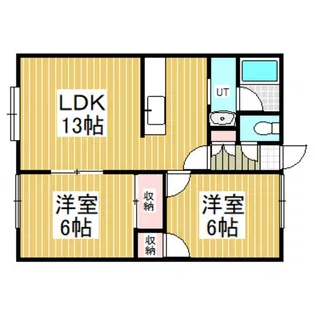 コーポHIRO【1階】の間取り