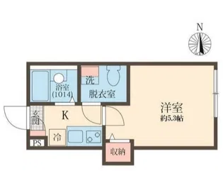 キャトル梅屋敷【1階】の間取り