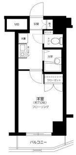 ソアブール三田【6階】の間取り