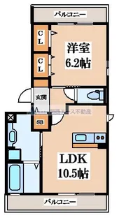 ダイヤモンド・ディールーム【1階】の間取り