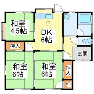 熊本県八代市大福寺町【一戸建】の間取り