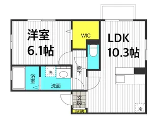 ポートヴェール【2階】の間取り