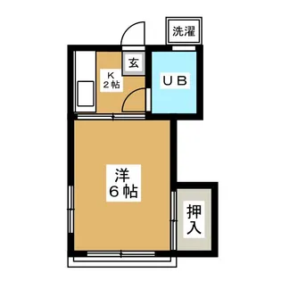 コーポHIGUCHI A【2階】の間取り