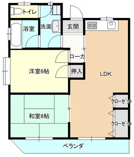横田ビル【2階】の間取り