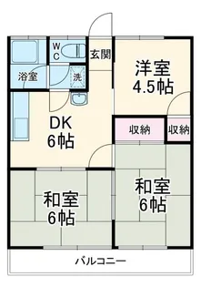 第2ベルハイツ【1階】の間取り