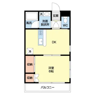 フィフティストームマンション下小塙【3階】の間取り