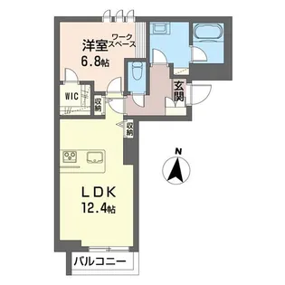 セゾン ヴェルテ【2階】の間取り