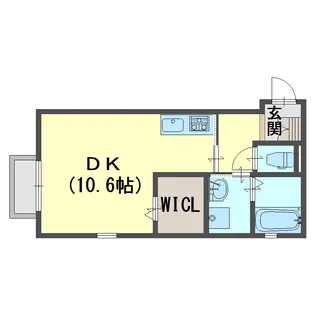 カーサドマーニ【2階】の間取り