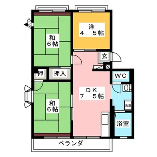 ウィンディアUI【3階】の間取り