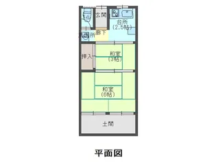 青山住宅アパート【2階】の間取り