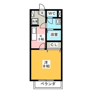 サンパティーク【2階】の間取り