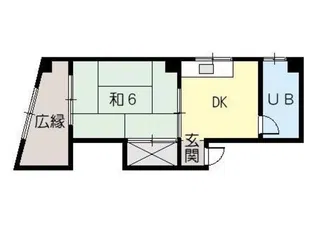 内野ビル【4階】の間取り