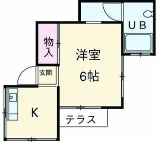 ガーデンハイツC【1階】の間取り