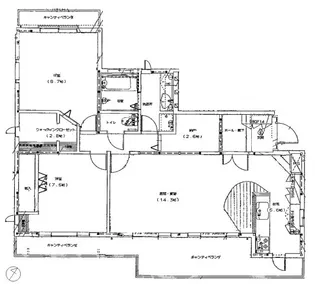 フローラ・アイ【2階】の間取り